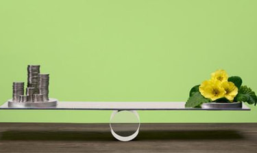migros-bank-werte-waage-mit-muenzen-und-blumen migros-bank-werte-waage-mit-muenzen-und-blumen